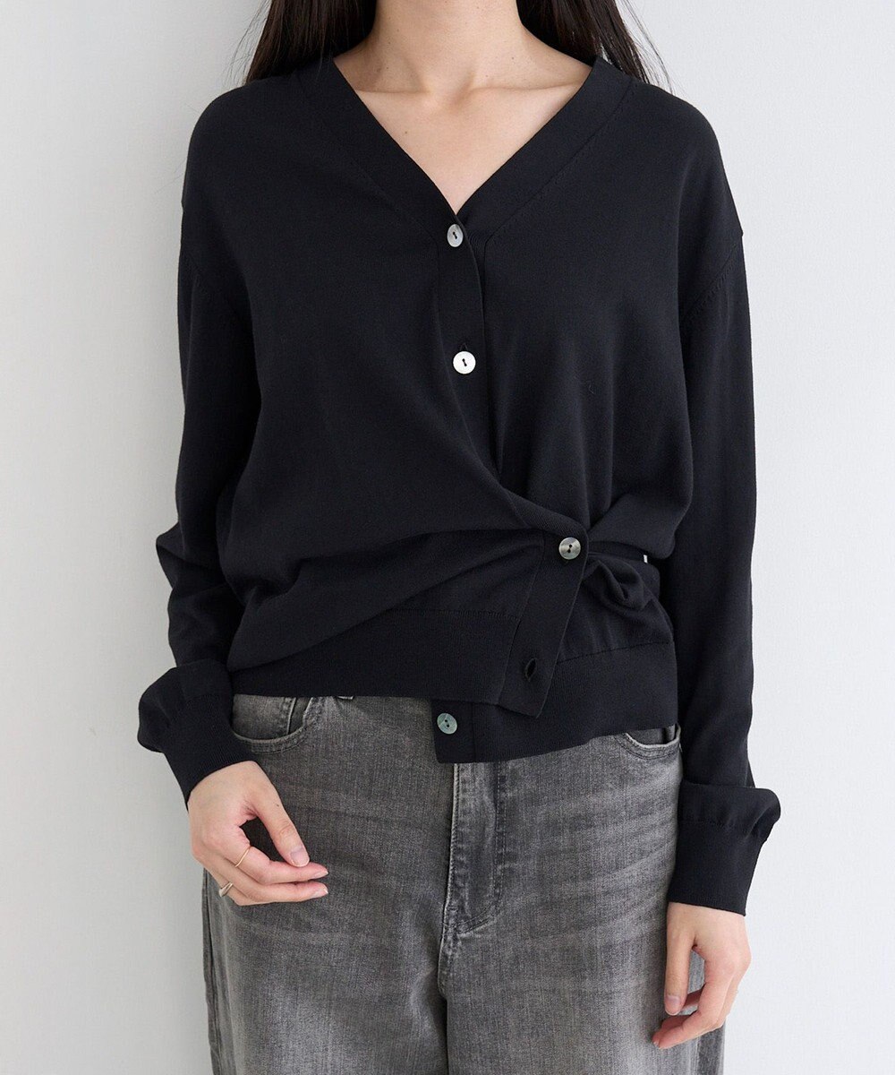 UNFILO L UVモイスト 2WAYカーディガン 