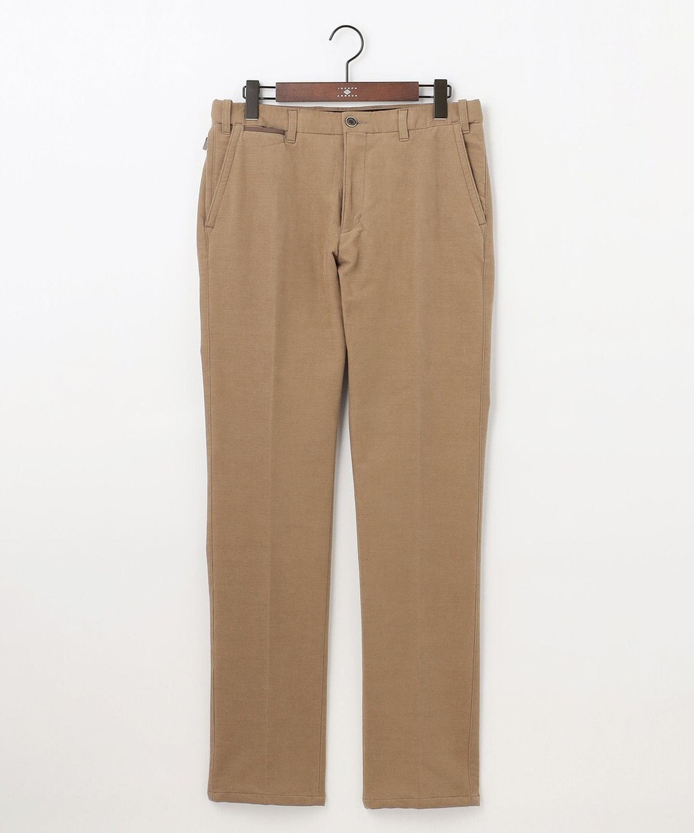 JOSEPH ABBOUD 【ウエストも伸びる！/2WAYストレッチ/暖かい/オーガニック】オーガニックコットン ウオーム パンツ 