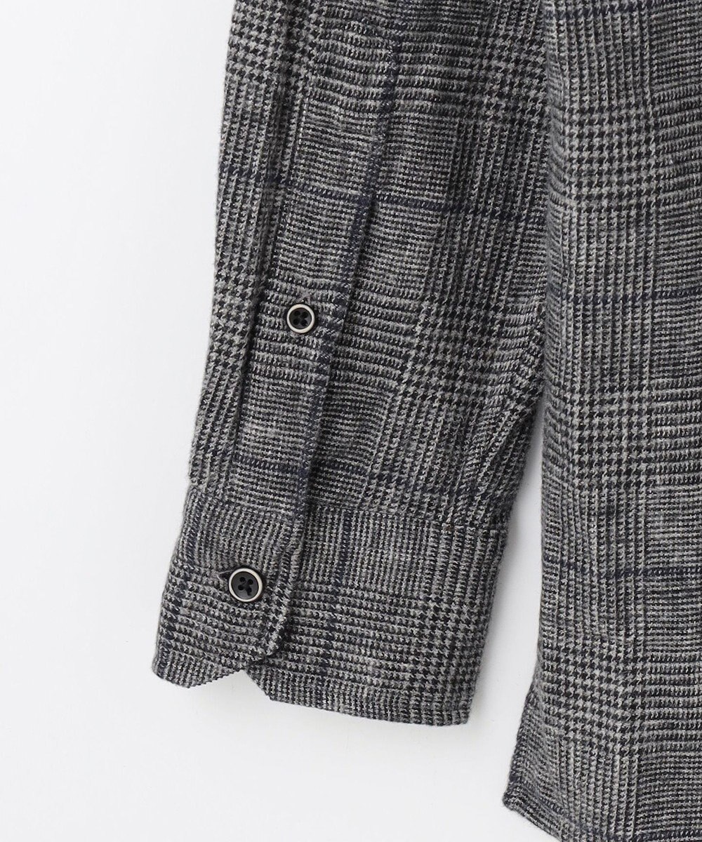 JOSEPH ABBOUD 【キングサイズ・柔らかな肌触り】 オーガニックラフィ グレンチェックシ ャツ 