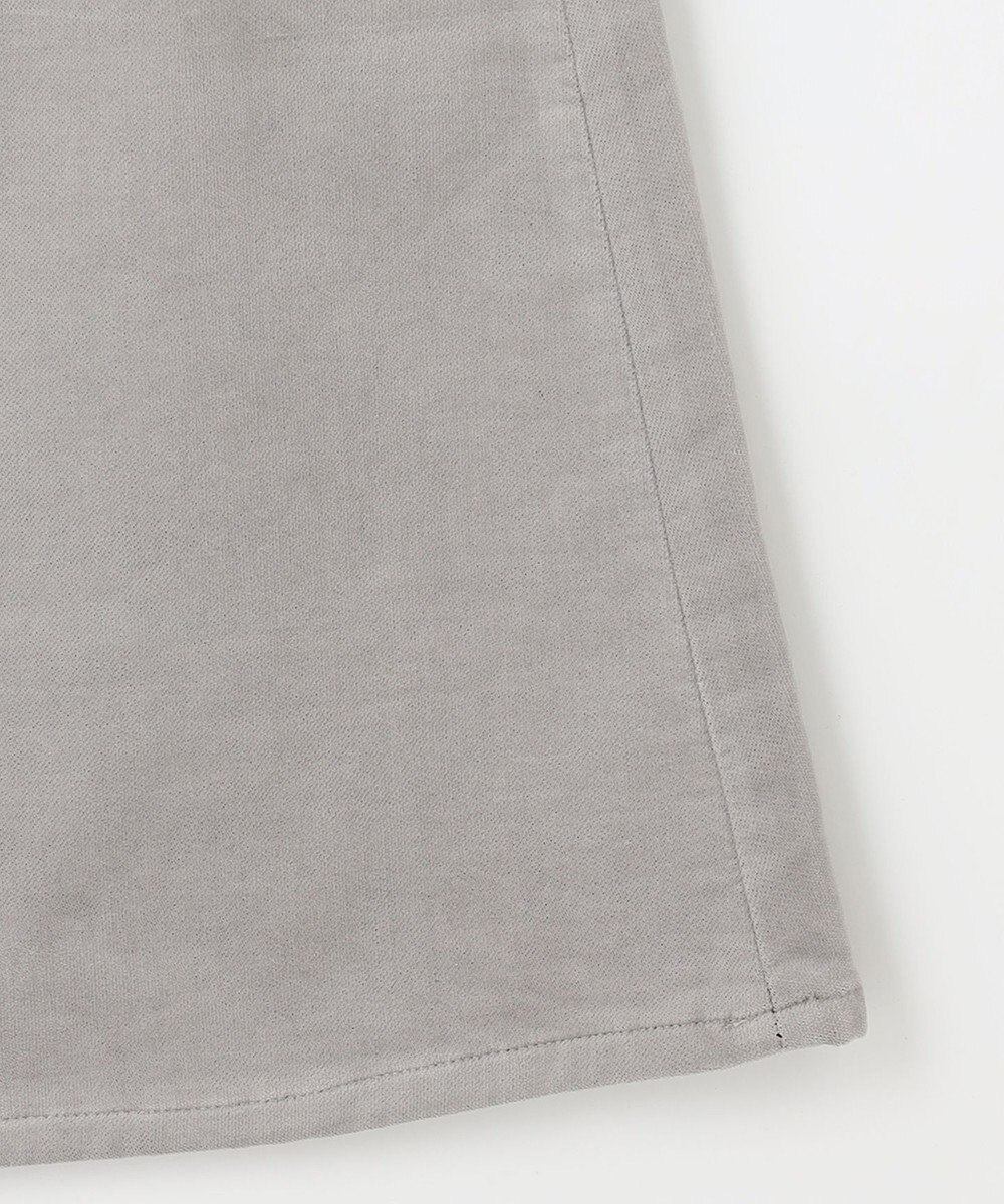 自由区 【洗える】リブレスコール ロングスカート 