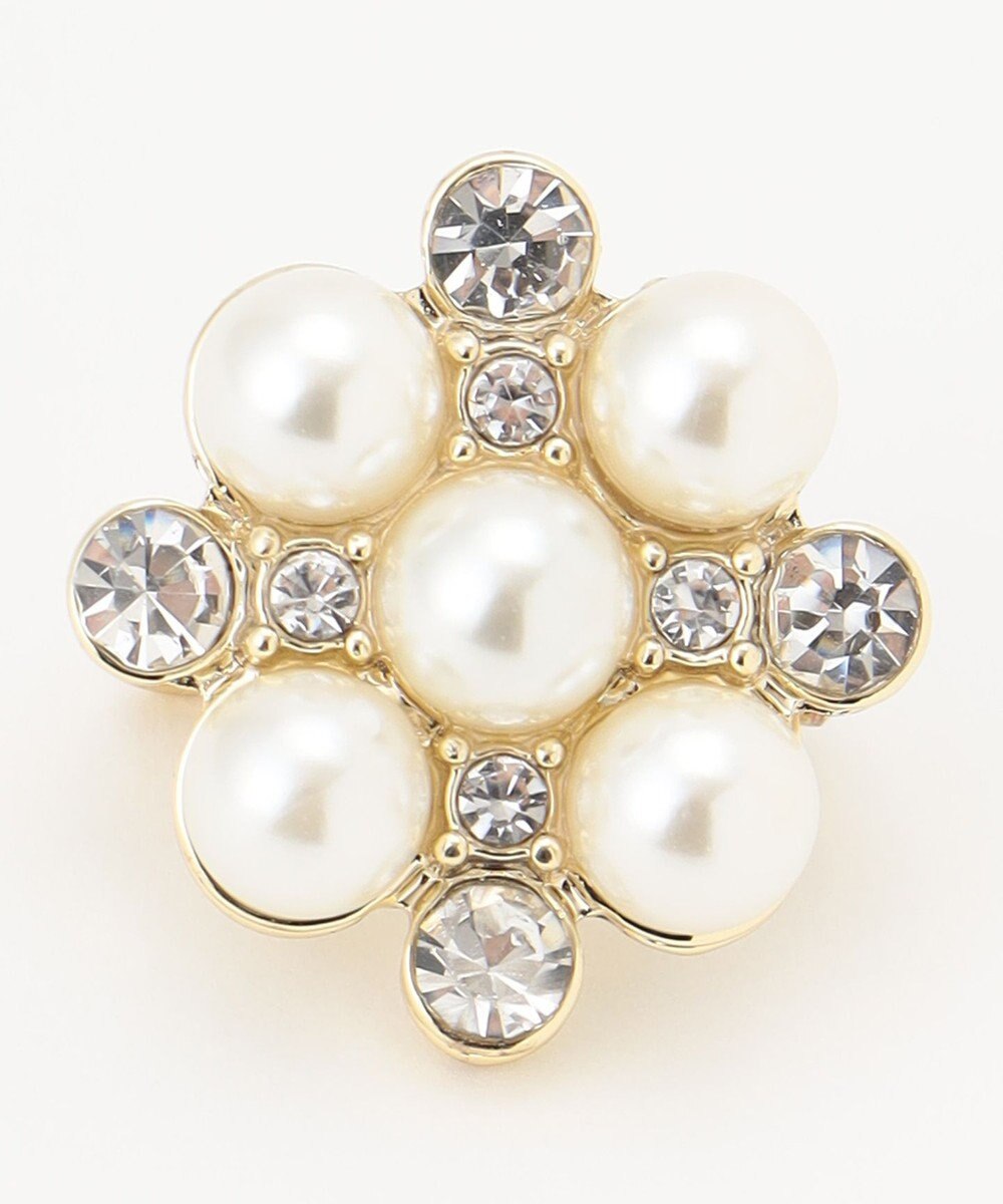 ANY 【2セット】【親子で使える】パールビジューブローチ 