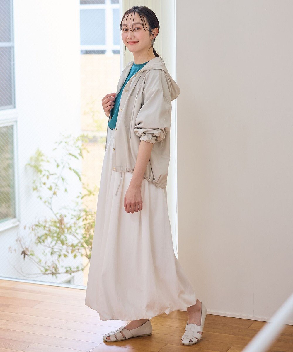 ANY L 撥水フーデットシャツ 