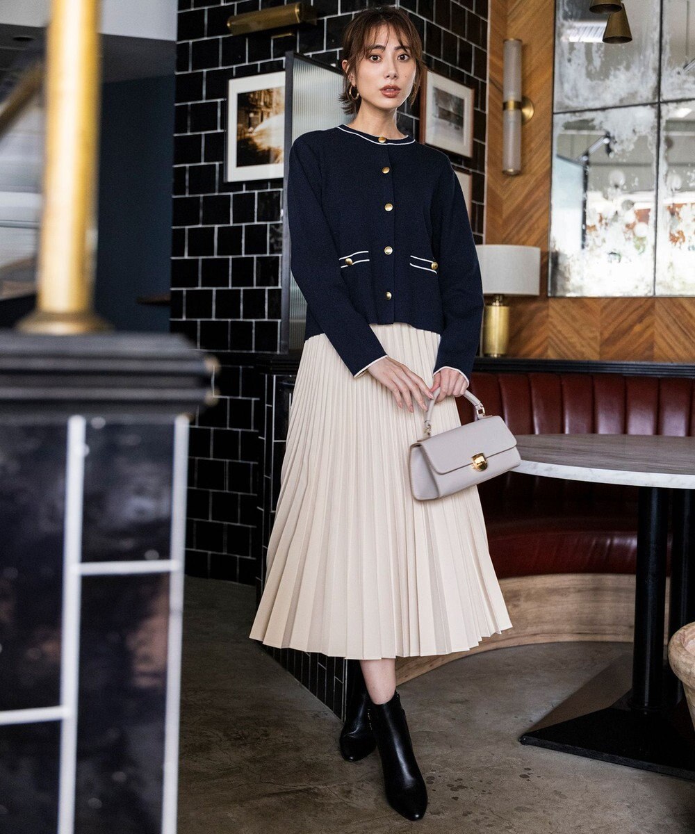 ANY SIS L CICA加工 ニット ジャケット 