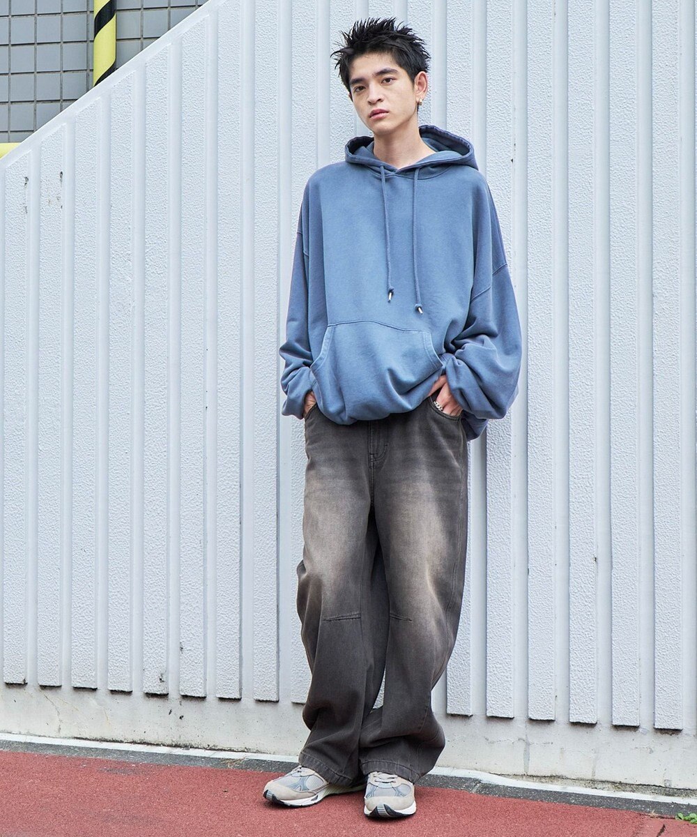 WEGO イージーバレルレッグデニムパンツ2 