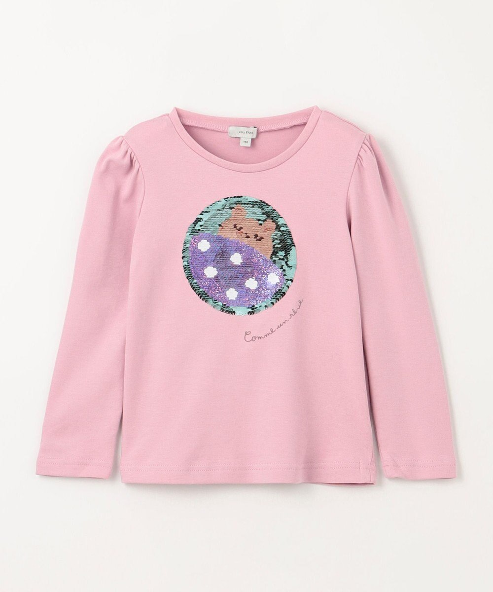 ANY KIDS ミラクルスパンコール長袖Tシャツ 