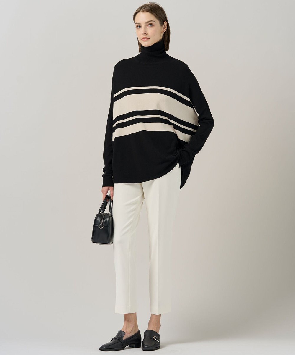 ICB L 【新色追加・WEB限定カラーあり】 ヴィスコースワイド タートルネックプルオーバー 