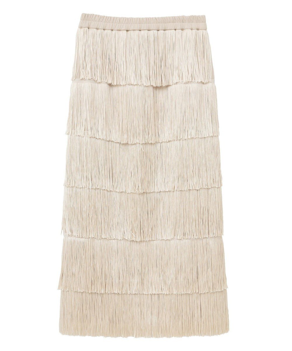 YECCA VECCA フリンジロングスカート 