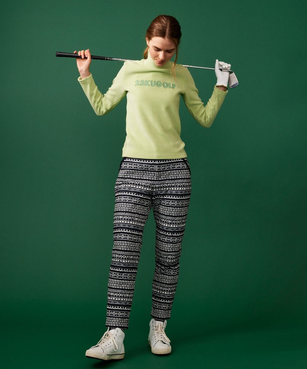 23区GOLF カラー豊富！【WOMEN】【吸湿発熱】グランサーモ モックネック カットソー 