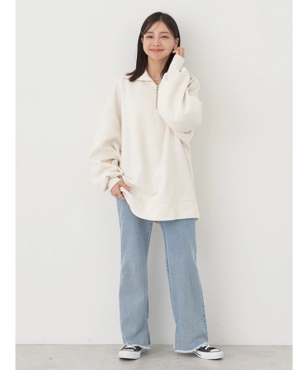 earth music&ecology スタンドｚｉｐダンボールチュニック 