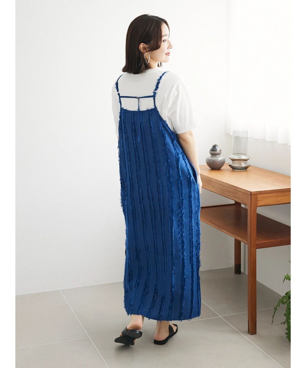 Green Parks フェザージャガードキャミワンピース 