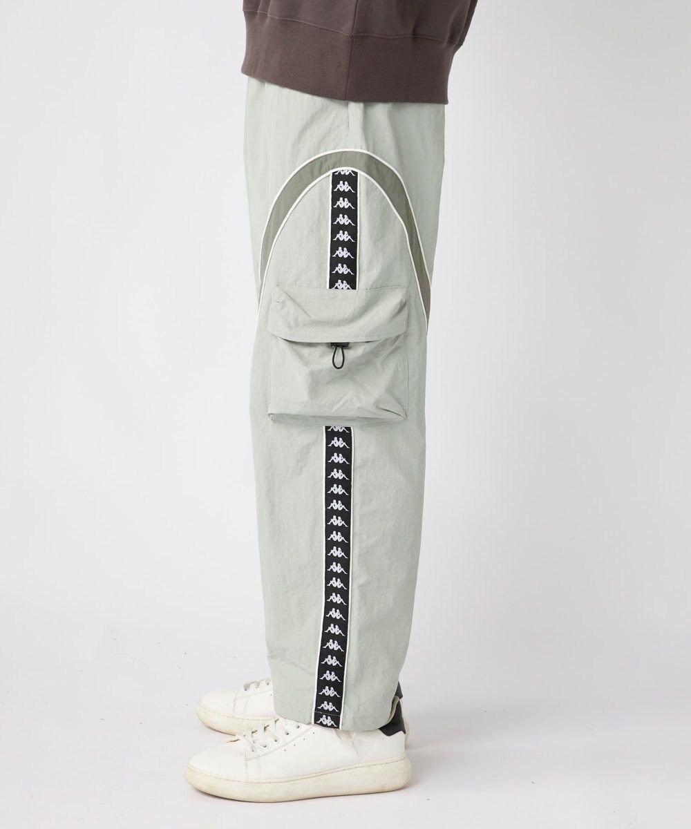 OP／FILA 【Kappa】ワイドシルエット バンダトラックパンツ 