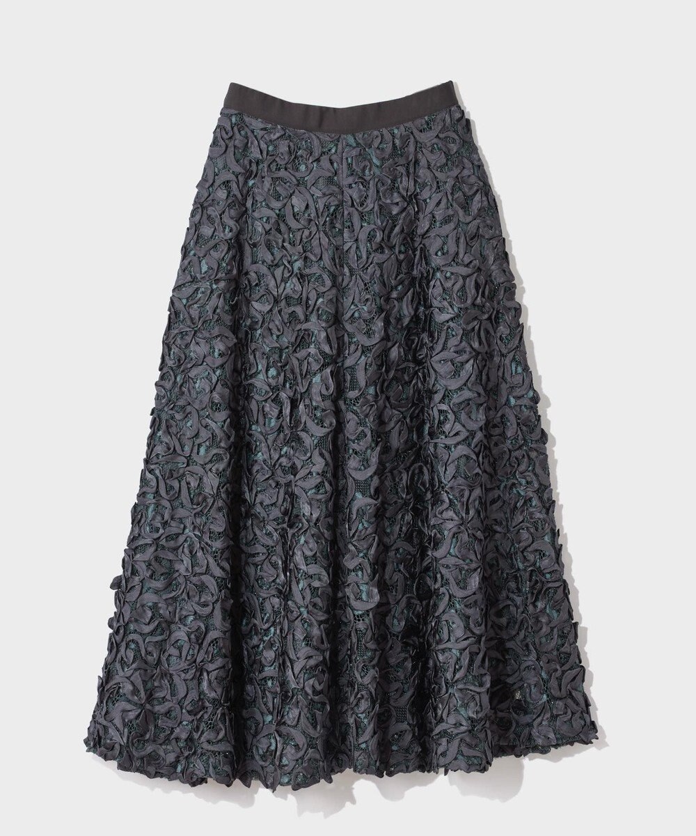 GRACE CONTINENTAL テープ刺繍レーススカート 