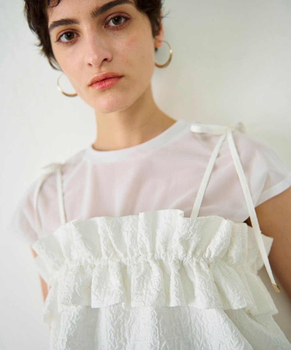 GRACE CONTINENTAL ビスチェチュールトップ 