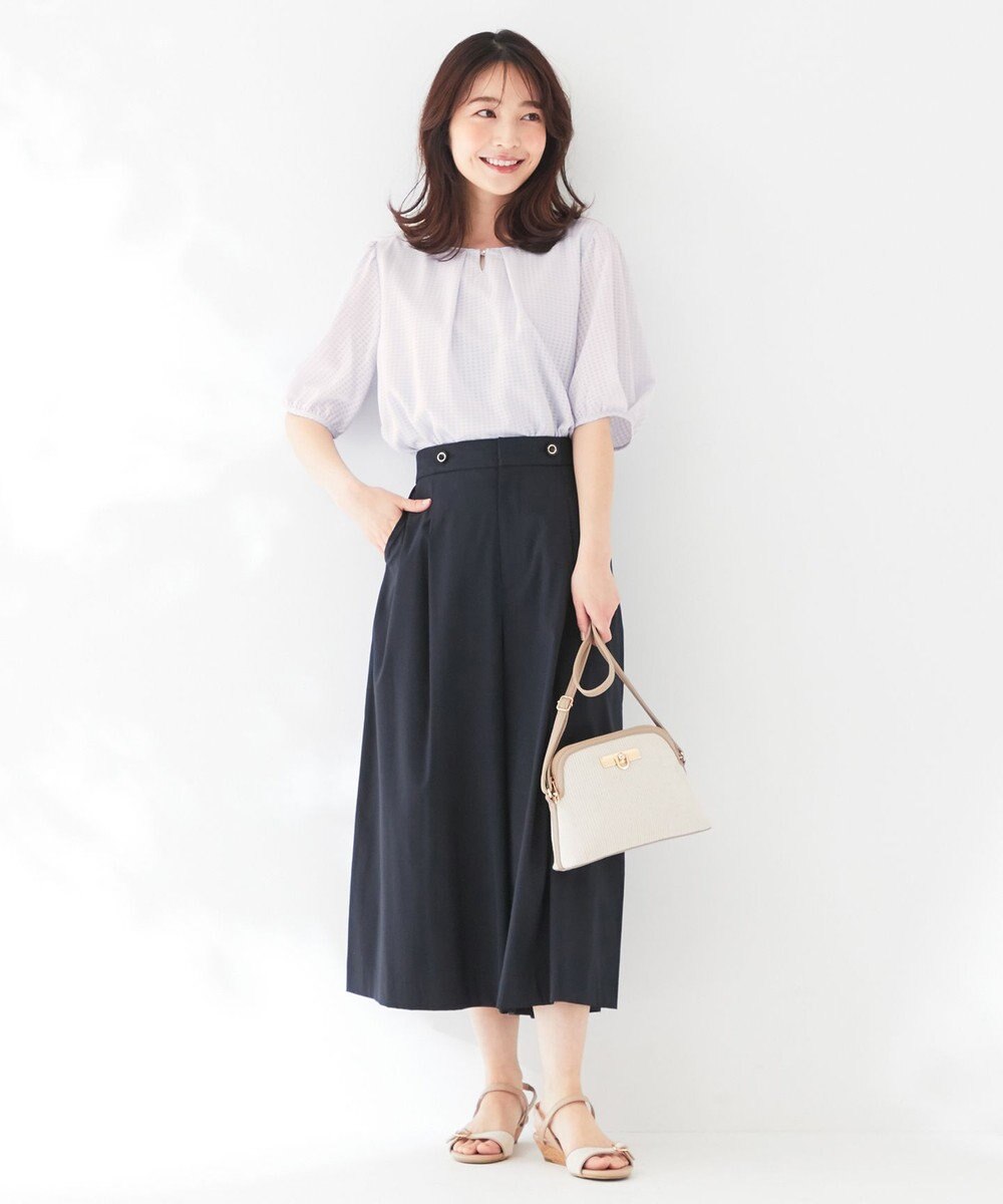 ANY SIS 【美人百花7月号掲載】エアリー ワイドクロップド パンツ 