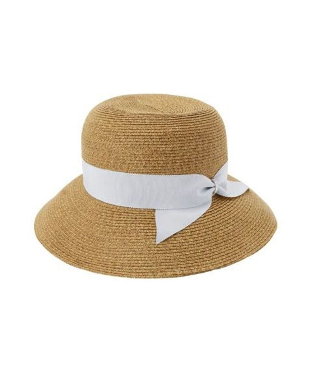 MOONBAT FURLA(フルラ) ペーパーブレードリボン巻きダウンハット サイズ調整可 