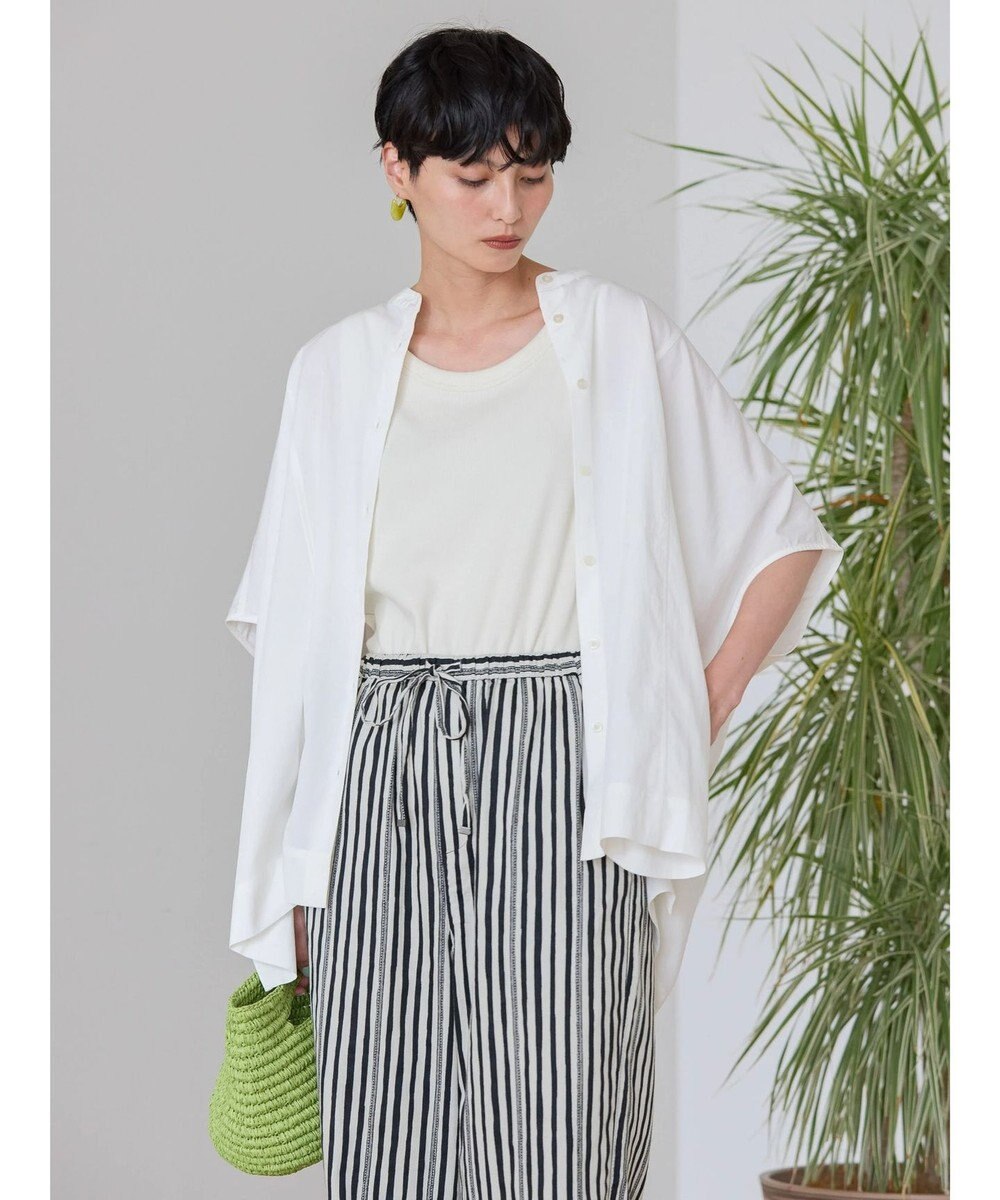 AMERICAN HOLIC 接触冷感ポンチョフレンチスリーブシャツ 