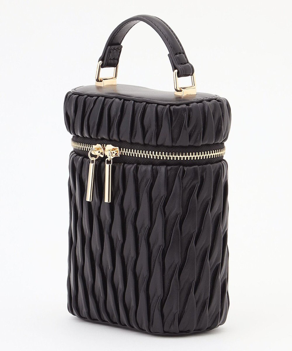 LA BAGAGERIE 【MONICA】ランダムプリーツバニティバッグ 