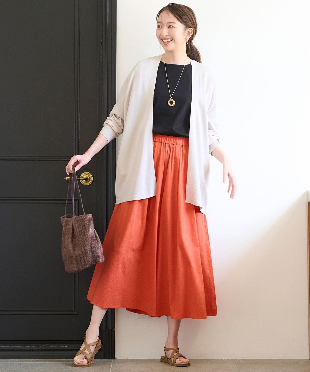 ANY L 【接触冷感/UVケア/アンチピリング】ニットカーディガン 