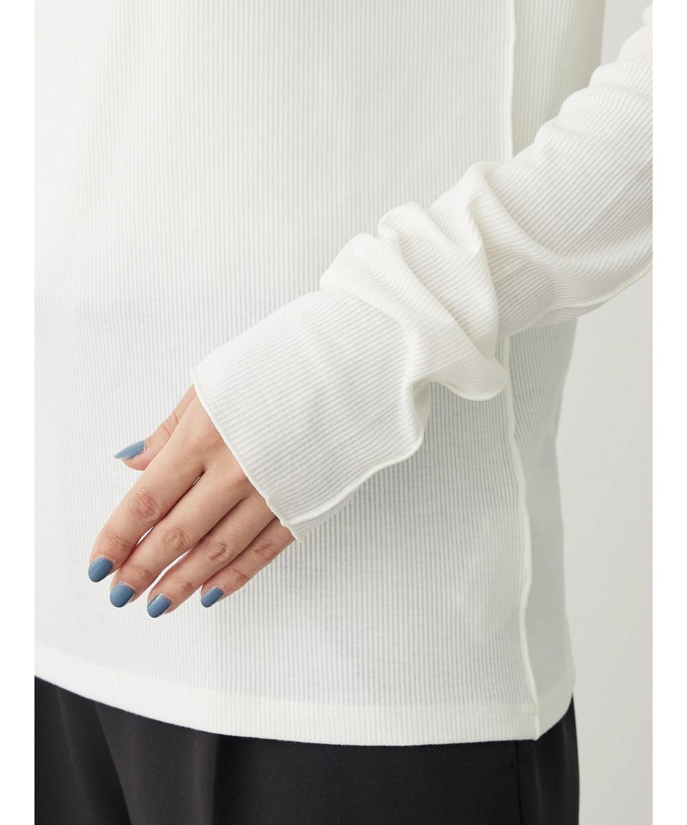 Green Parks カットリブタートルネックプルオーバー 