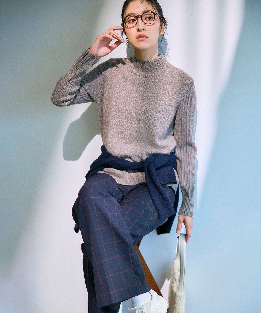 UNFILO L 【ウエストゴム/14サイズ展開】beauty warm pants ワイド 