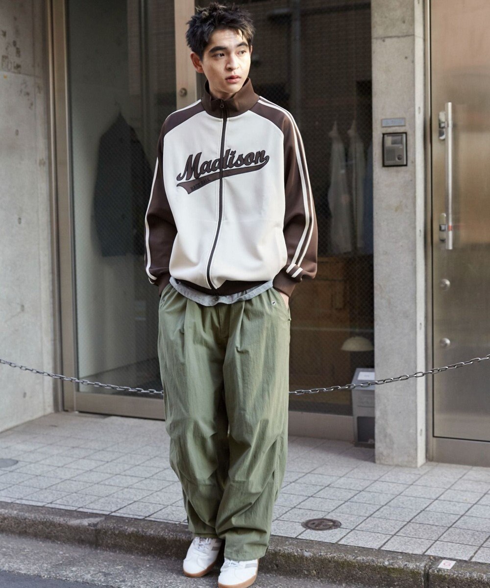 WEGO 【ユニセックス着用ITEM】ラグランライントラックジャケット 