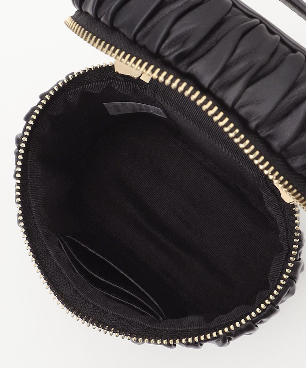 LA BAGAGERIE 【MONICA】ランダムプリーツバニティバッグ 