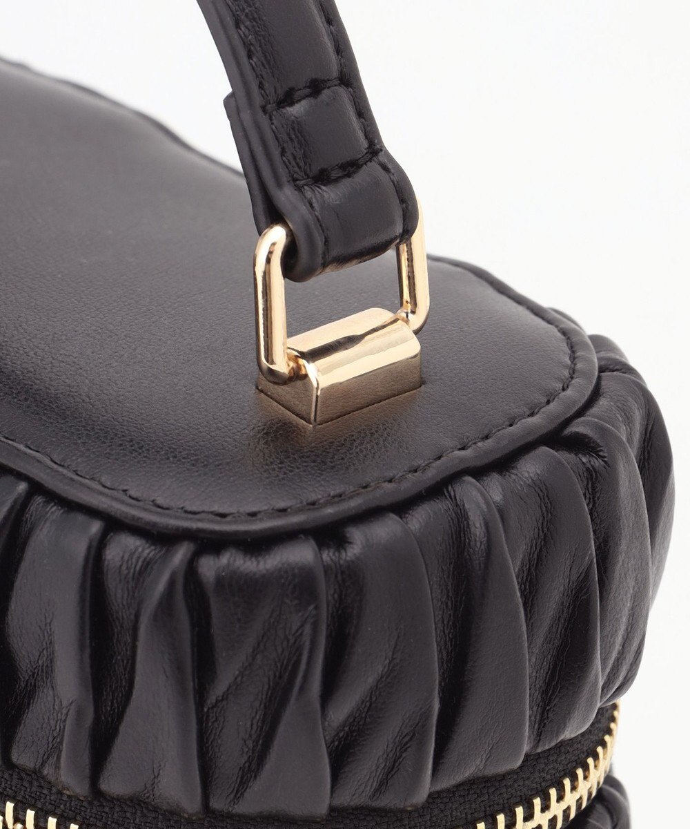 LA BAGAGERIE 【MONICA】ランダムプリーツバニティバッグ 