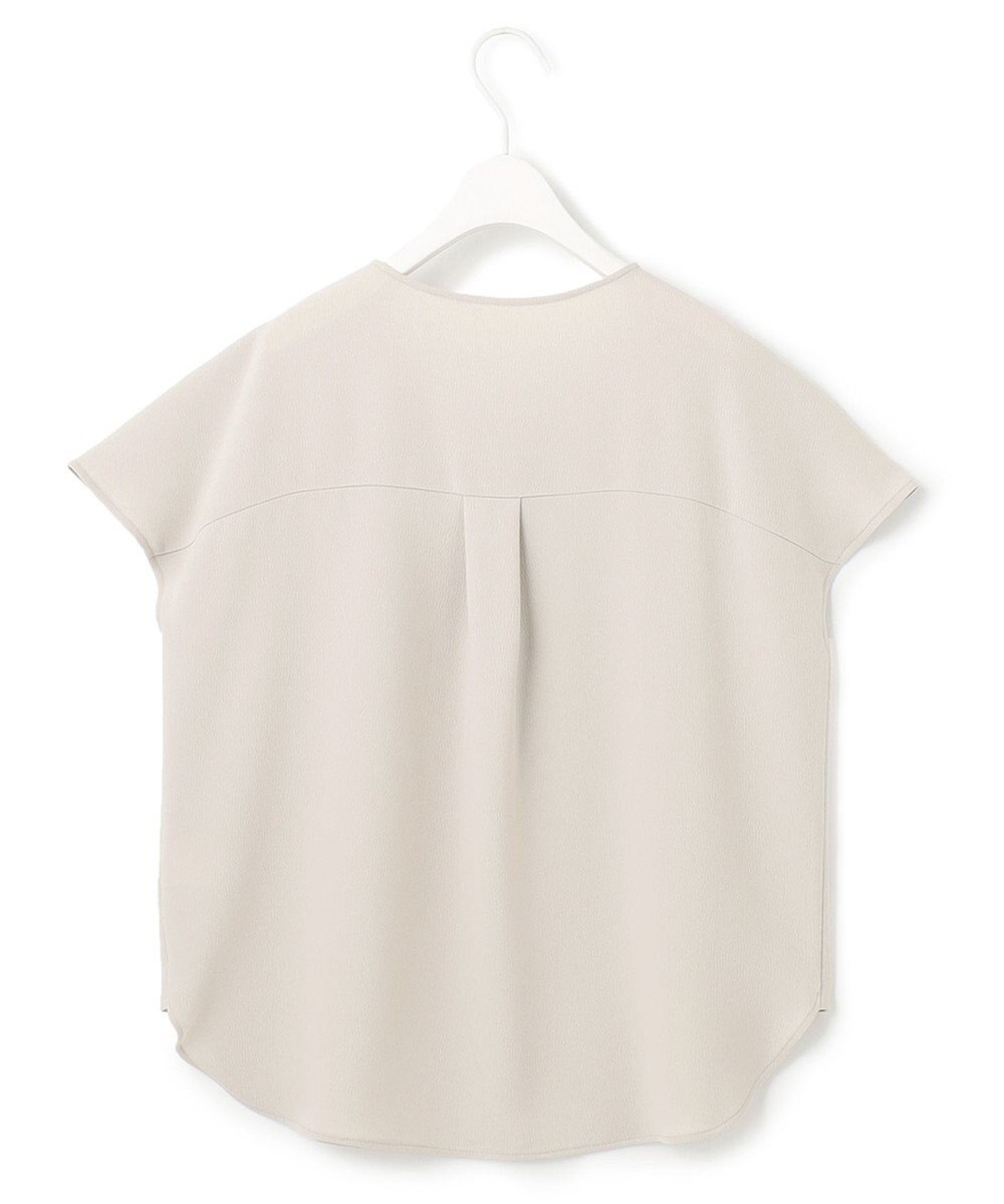 ICB L 【WEB限定・洗える】BackSatinGeorgette ブラウス 