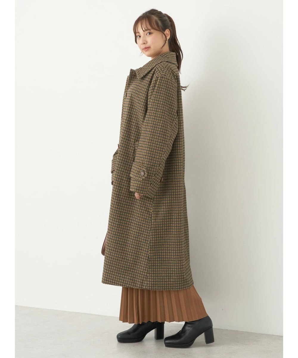 earth music&ecology ステンカラーコート（チェック） 