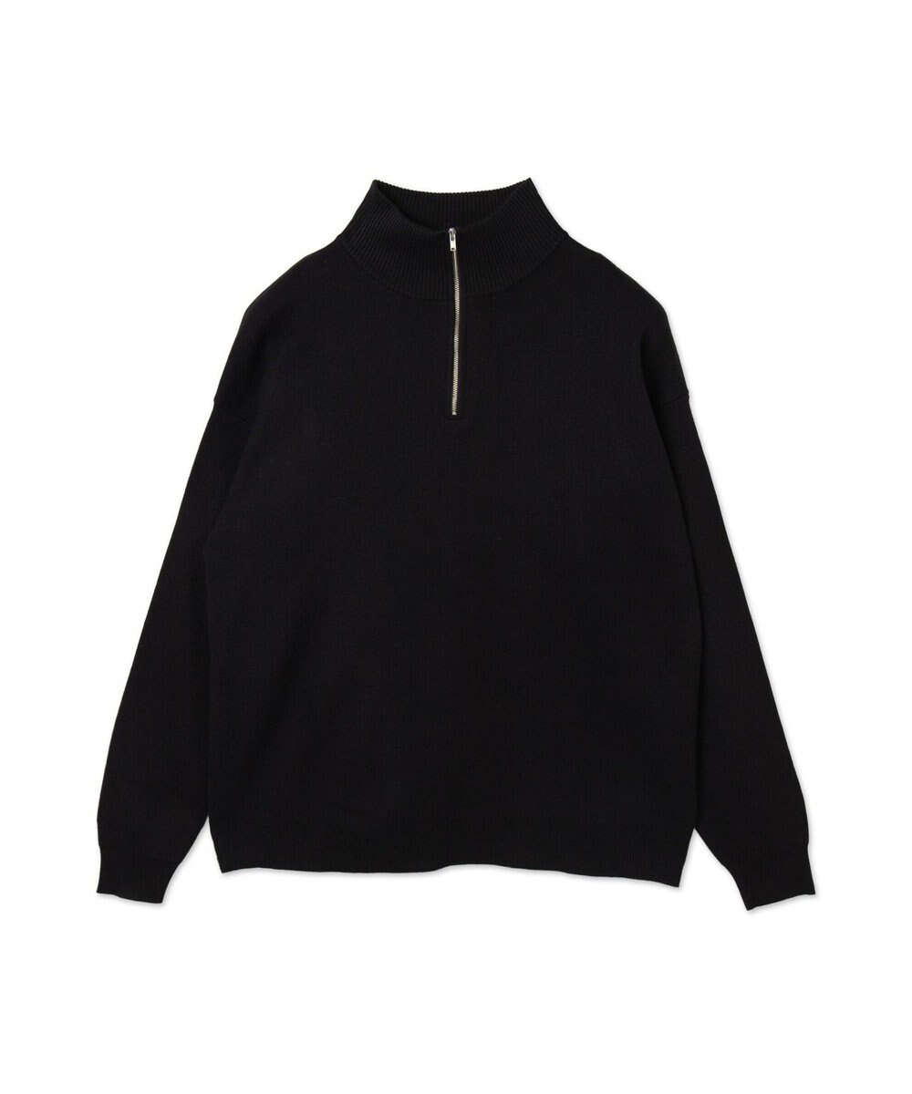 WEGO 【ユニセックス着用ITEM】ミラノリブハーフジッププルオーバー 