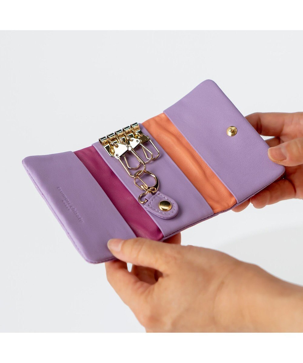 tsumori chisato CARRY ラインネコ キーケース 