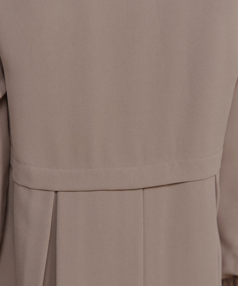 Tiaclasse 【洗える】バックプリーツパフスリーブコート 