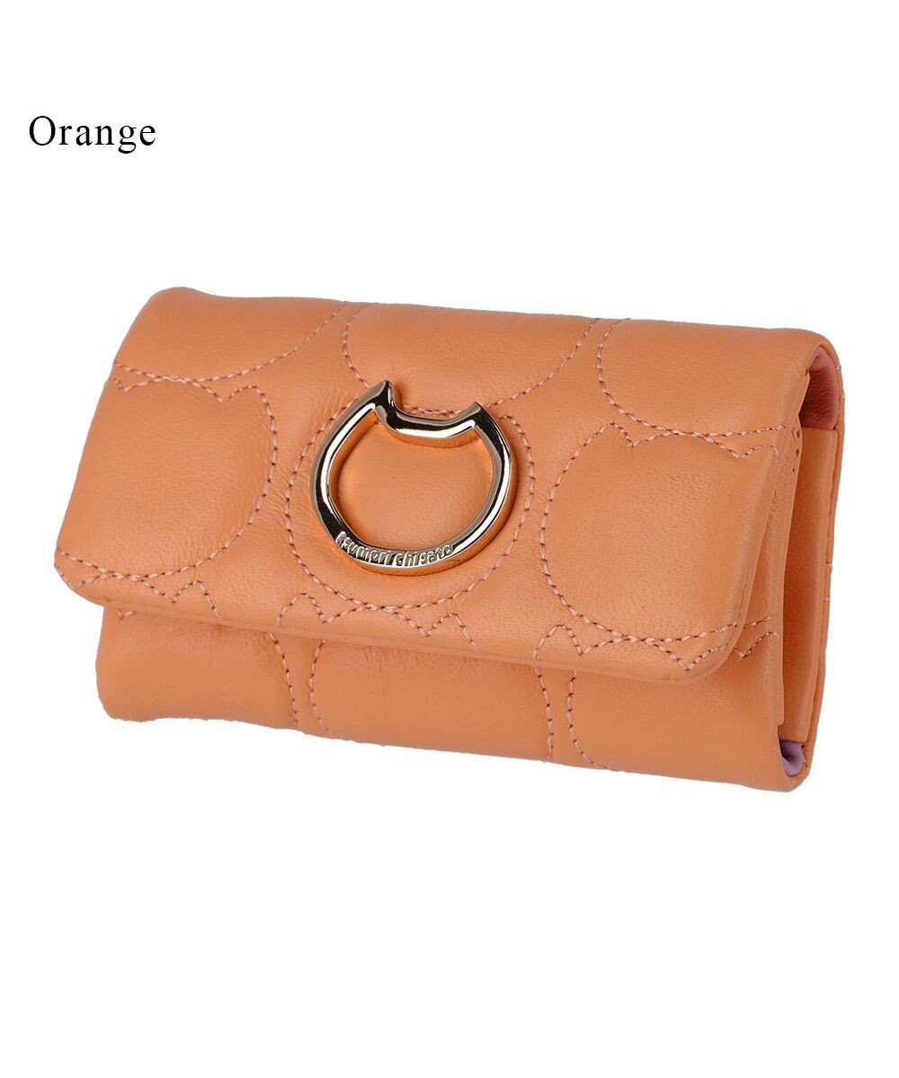 tsumori chisato CARRY ラインネコ キーケース 