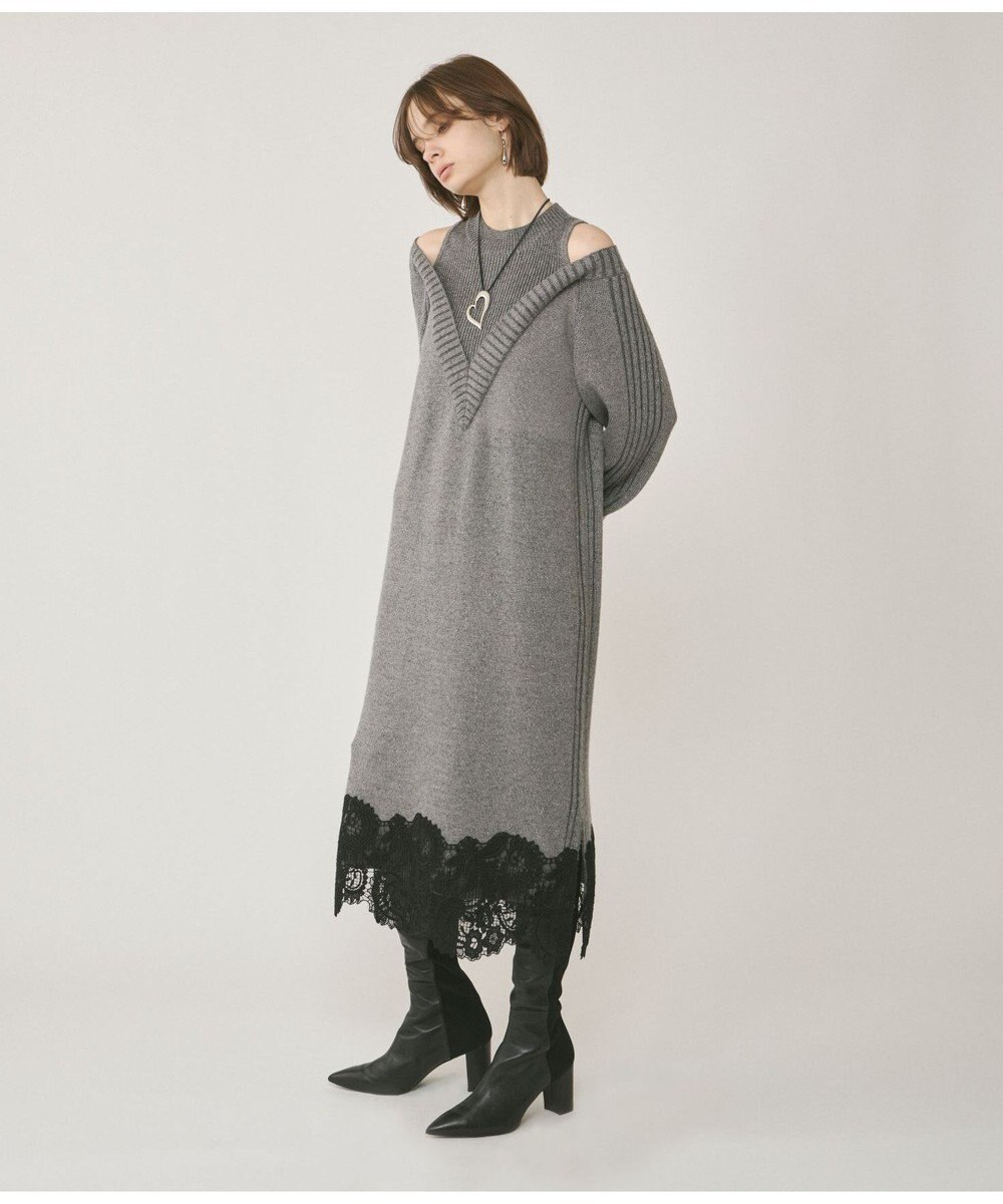 GRACE CONTINENTAL ハートチャンキーネックレス 