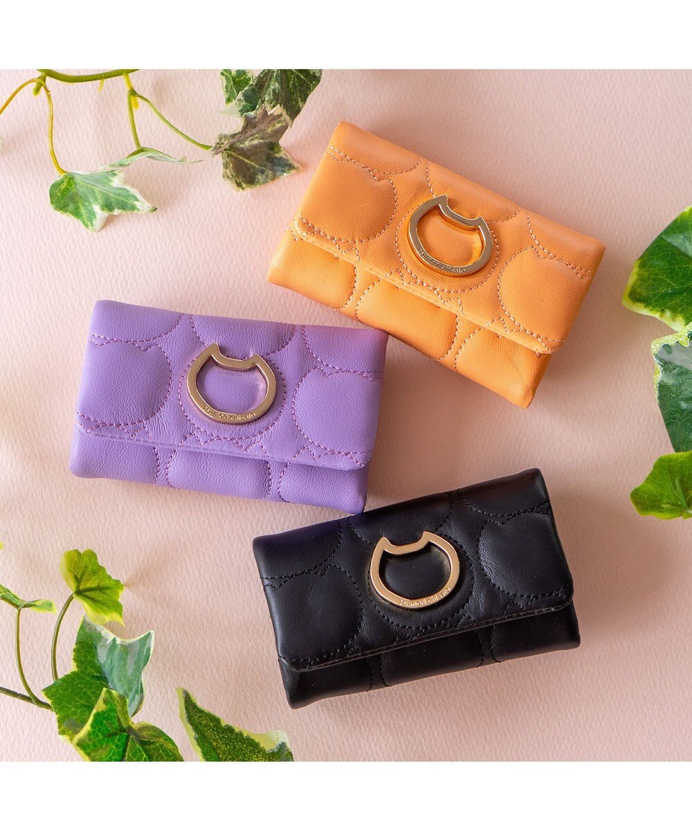 tsumori chisato CARRY ラインネコ キーケース 