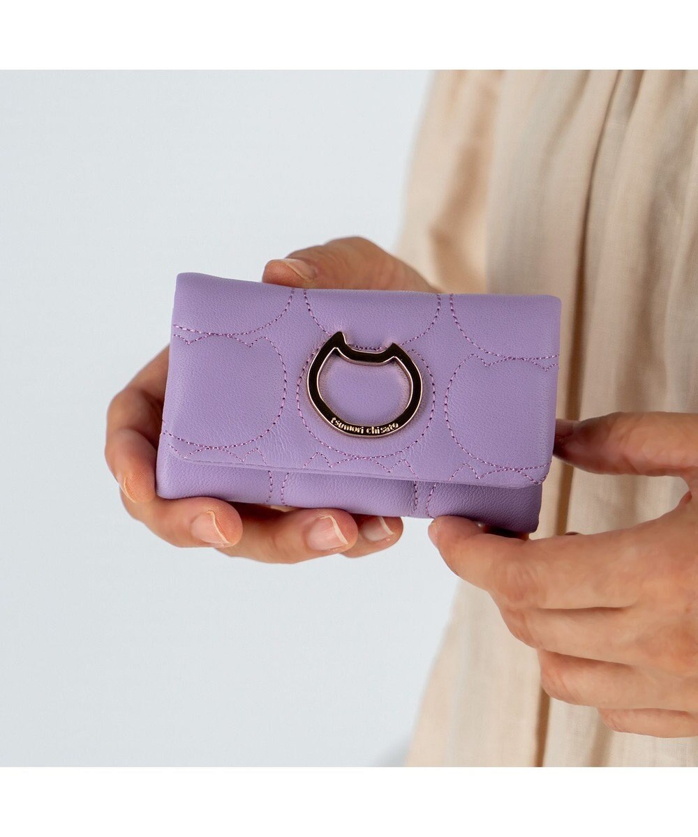 tsumori chisato CARRY ラインネコ キーケース 