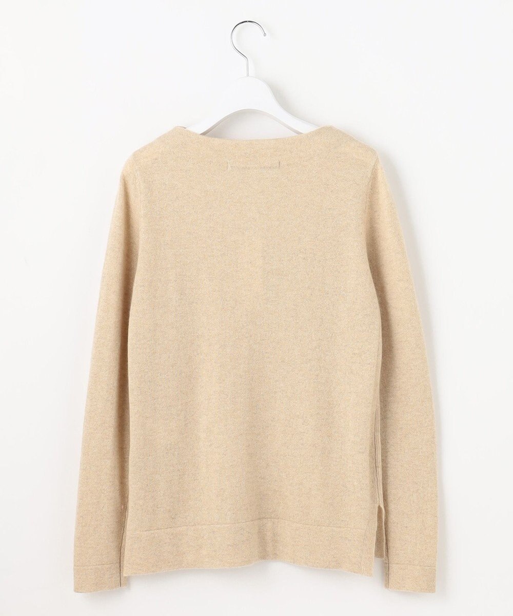 自由区 【洗える】ピュアカシミヤミルド ボートネック プルオーバー 