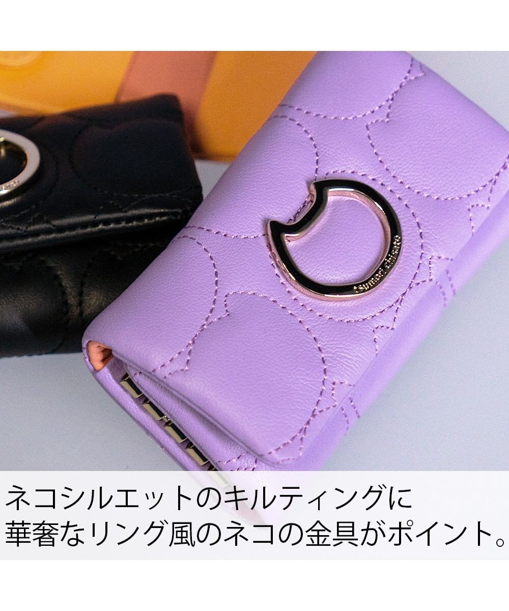 tsumori chisato CARRY ラインネコ キーケース 