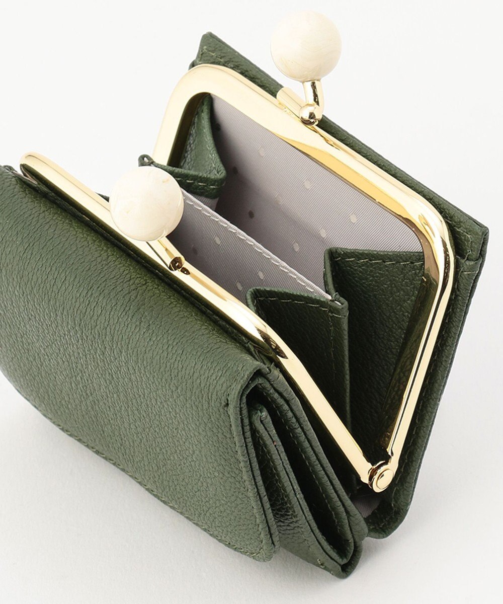 UNBILLION perche アクリル玉三つ折りミニサイフ 