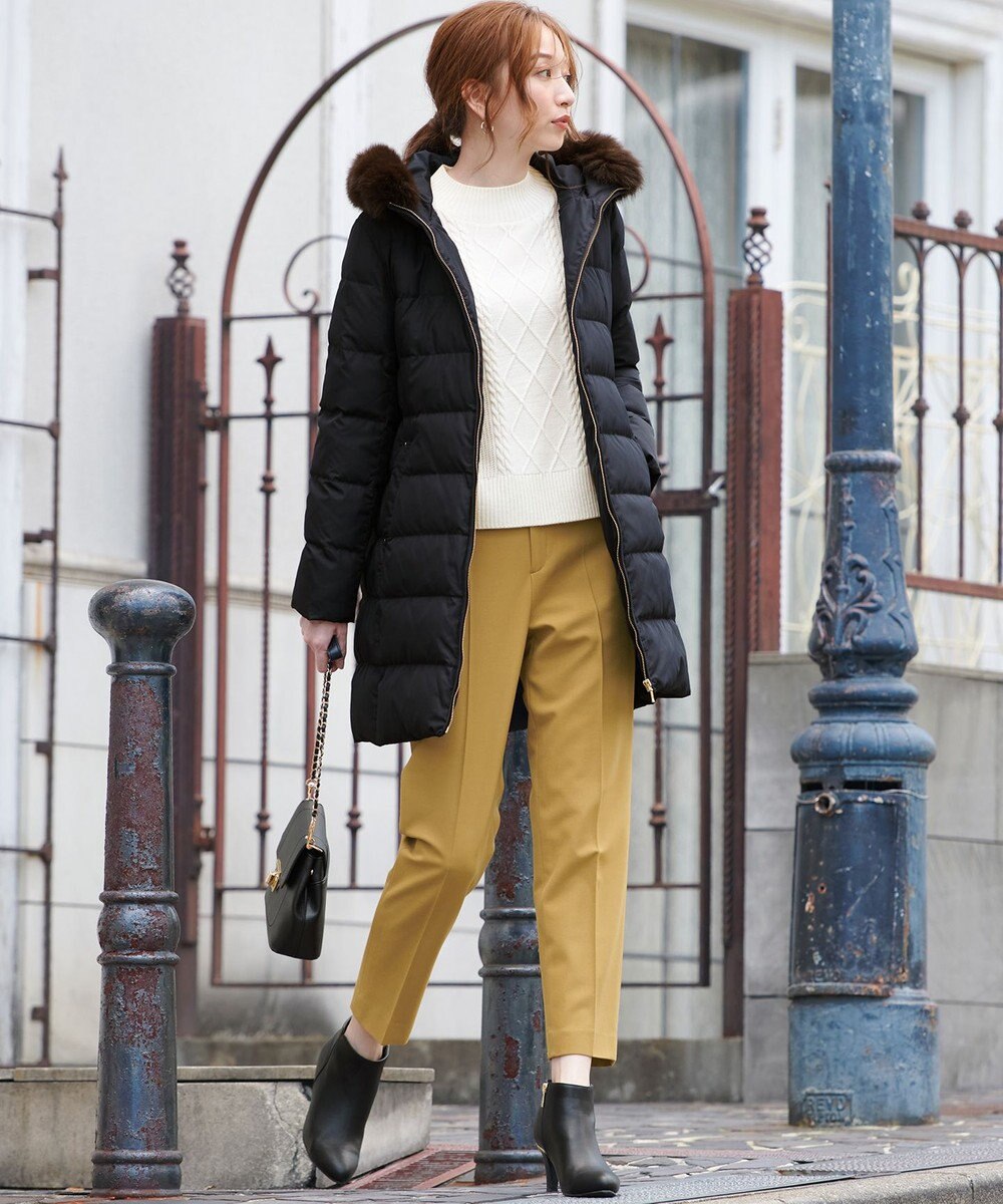 ANY SIS 【撥水】エコファイバーミックス ロング ダウン 