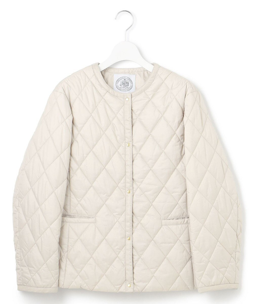 J.PRESS LADIES 【WEB限定カラーあり・洗える】コンパクトタフタキルティング ブルゾン 