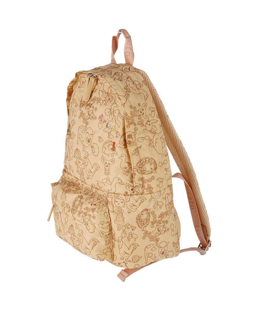 tsumori chisato CARRY 森のどうぶつ刺繍 バックパック/リュック 