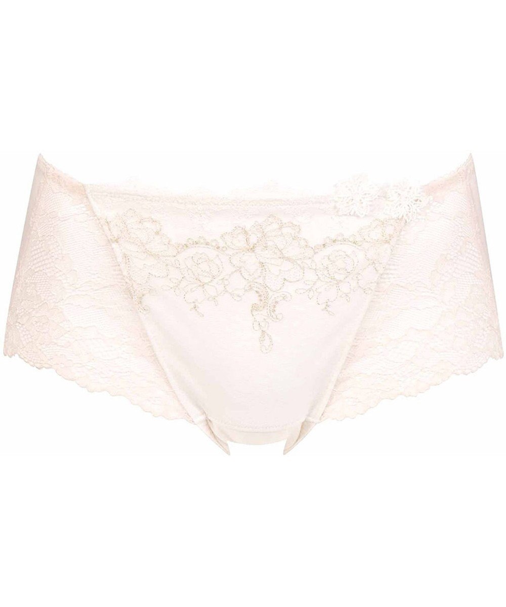 WACOAL サニタリーショーツ 【リボンブラ 胸もとフィットながもち】 BXD409とペア はきこみ丈あさめ ナプキンがズレにくい 生理用ショーツ ボーイレングス レディース PXD309 /ワコール 