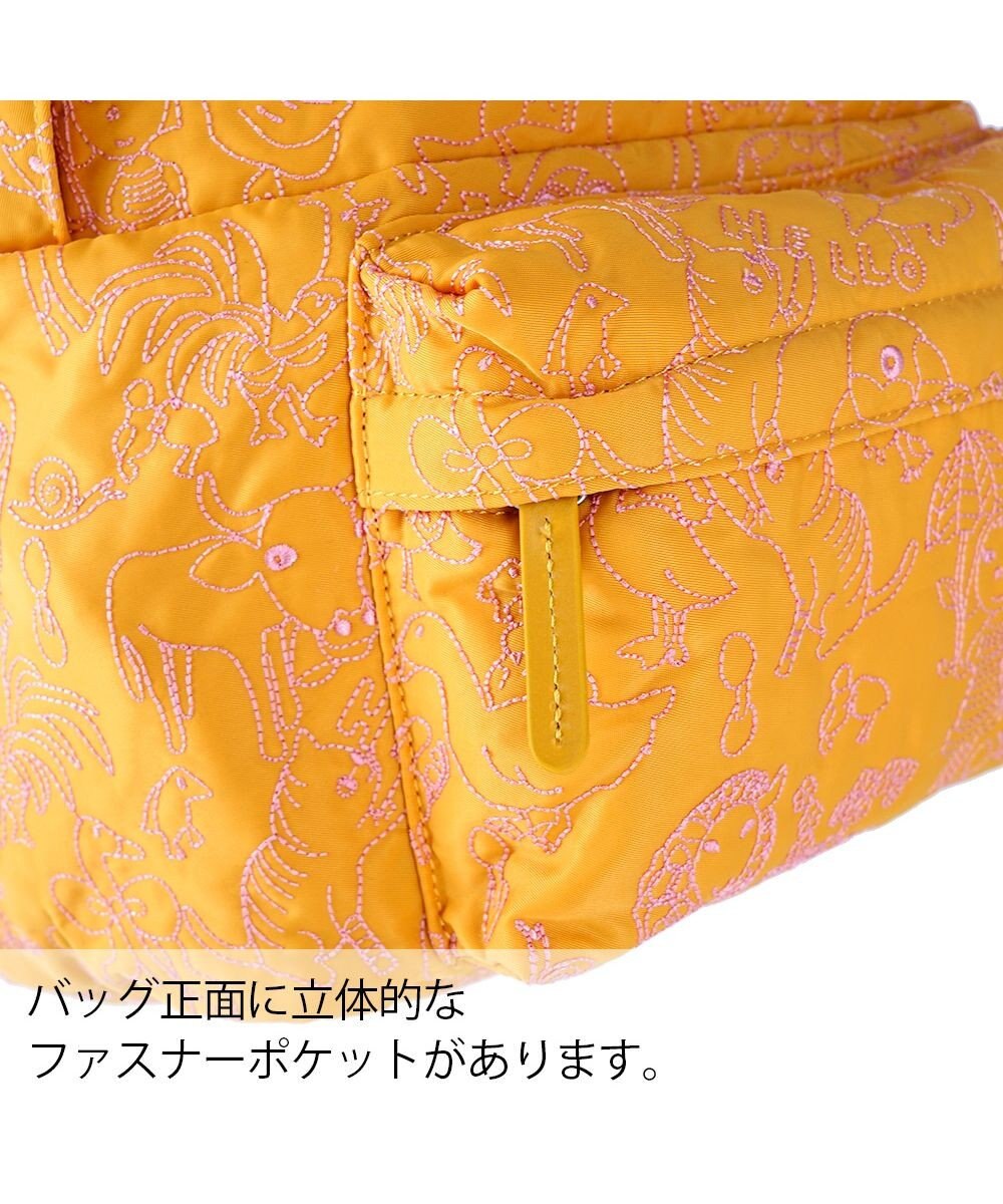 tsumori chisato CARRY 森のどうぶつ刺繍 バックパック/リュック 