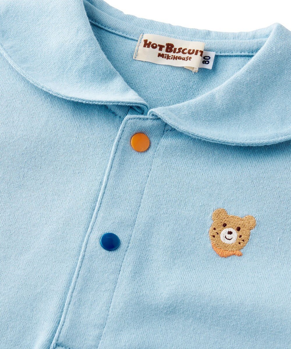 MIKI HOUSE HOT BISCUITS セーラーカラー半袖Tシャツ＆ハーフパンツギフトセット【BOX付き】 