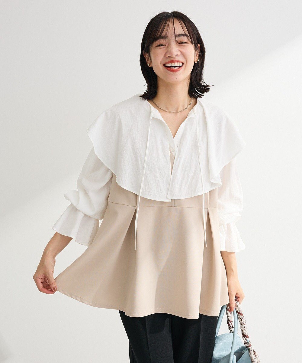 Green Parks ラッフルブラウス 