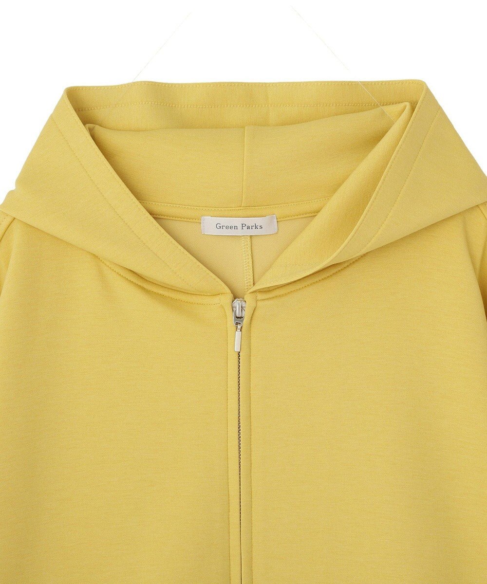 Green Parks ダブルＺＩＰ裾ドロストパーカー 