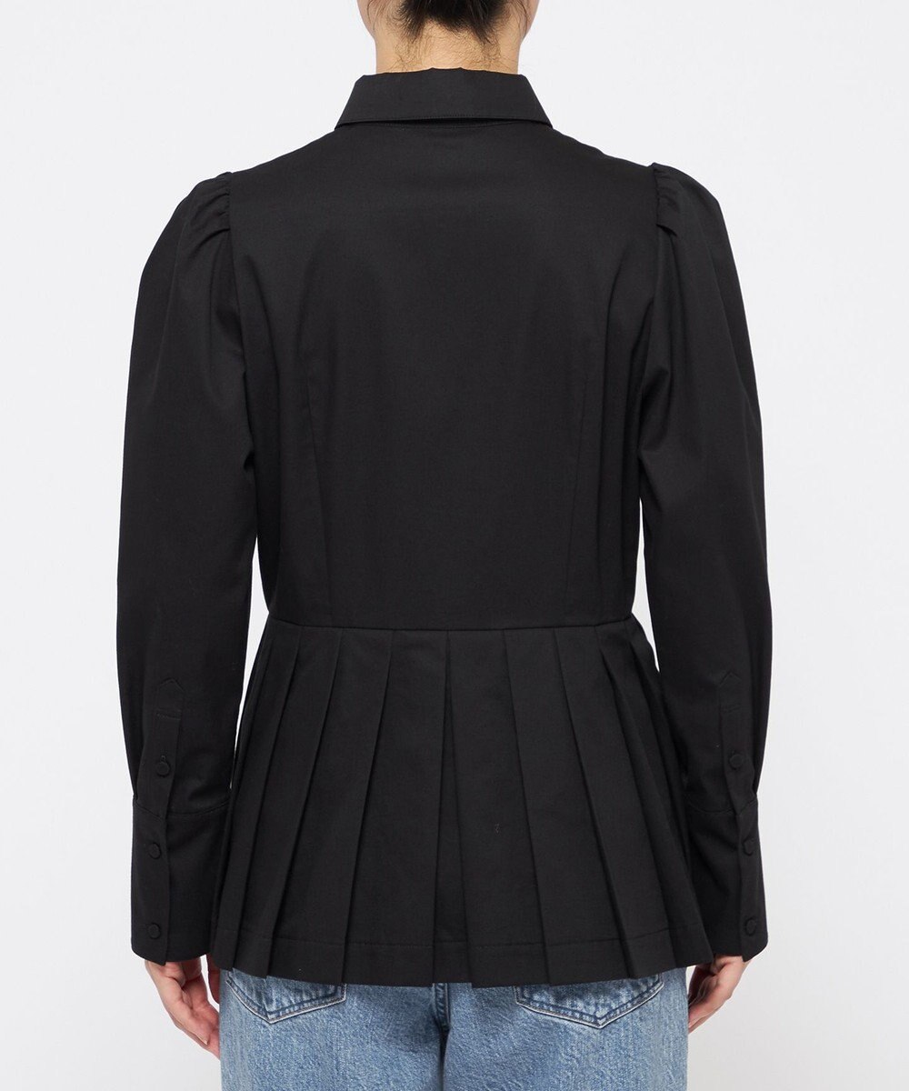 uncrave コットンツイル ペプラムシャツ（uncrave WHITE） 