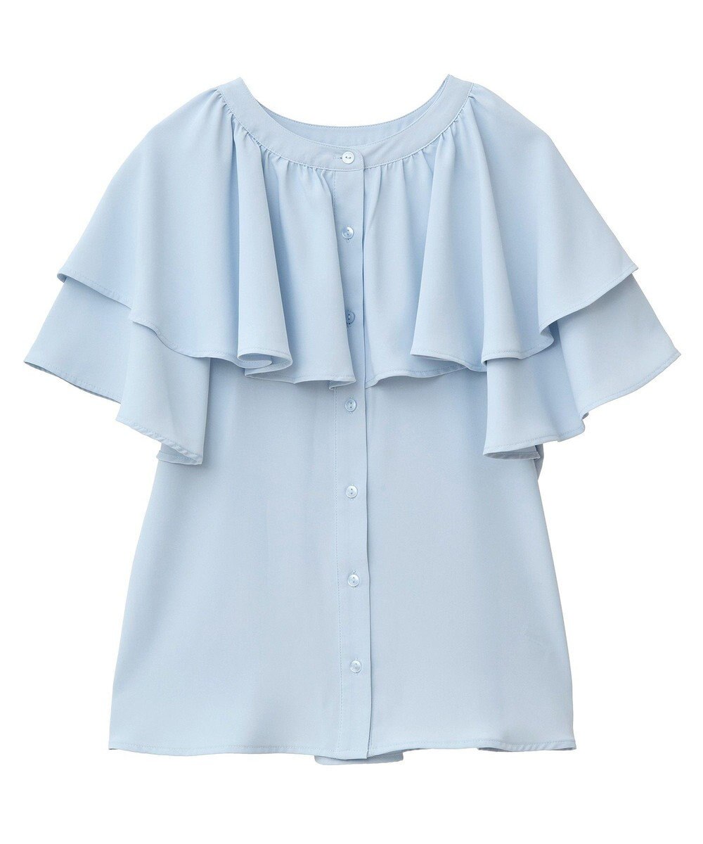 earth music&ecology ケープブラウス 