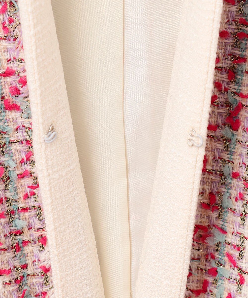 GRACE CONTINENTAL フリンジツイードジャケット 